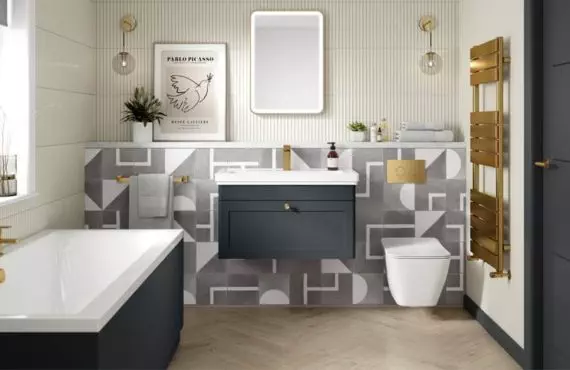 Grey bathroom