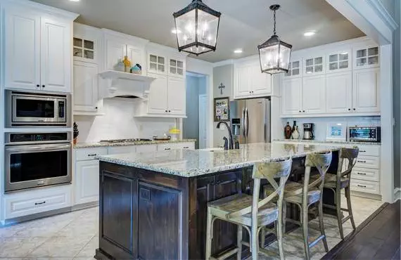 White Marble Kitchen